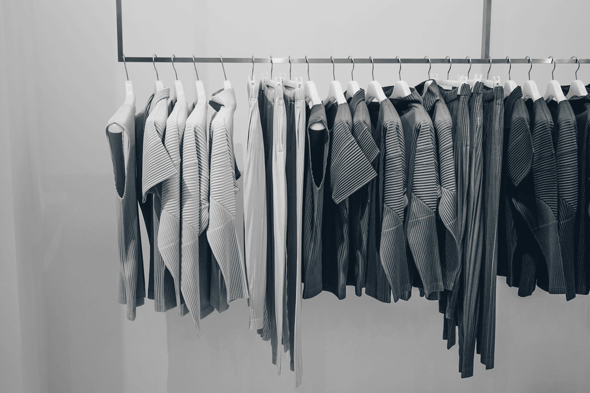 Men's Clothes Hanging on a Rack